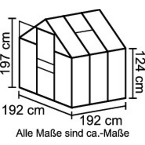 VITAVIA Gewächshaus »Venus«, 3,8 m²,...