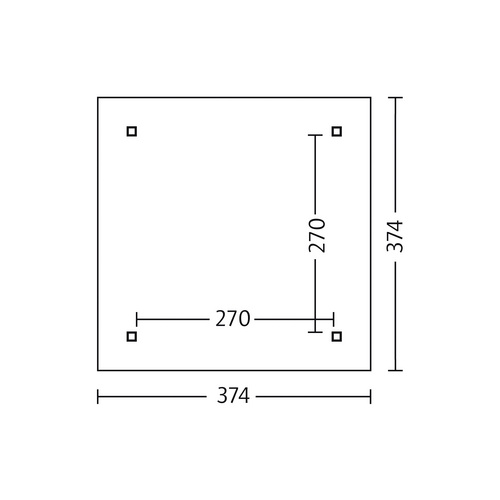 SKANHOLZ Pavillon »Cannes 1«, Zeltdach...