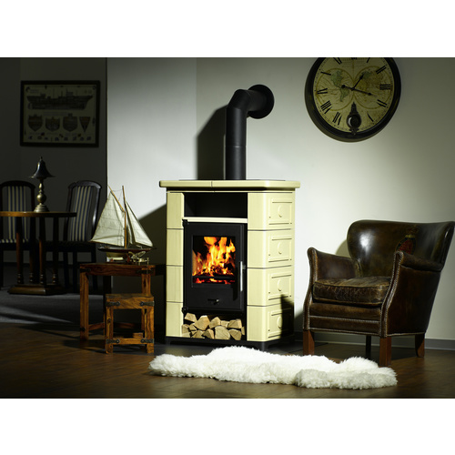 WAMSLER Kachelofen »Montafon«, beige, Keramik, 7 kW, Dauerbrand geeignet