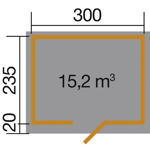 WEKA Gartenhaus »Gartenhaus 260 Gr.2«,...