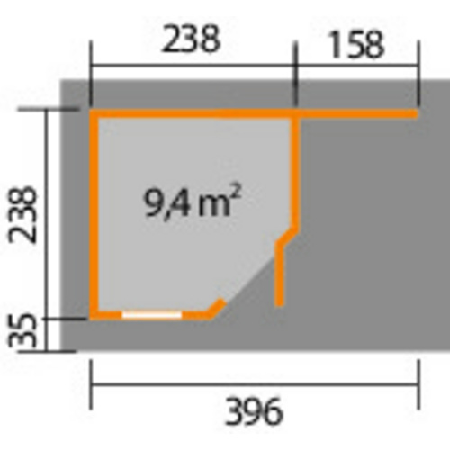 WEKA Gartenhaus »213« (RABATT 6%)