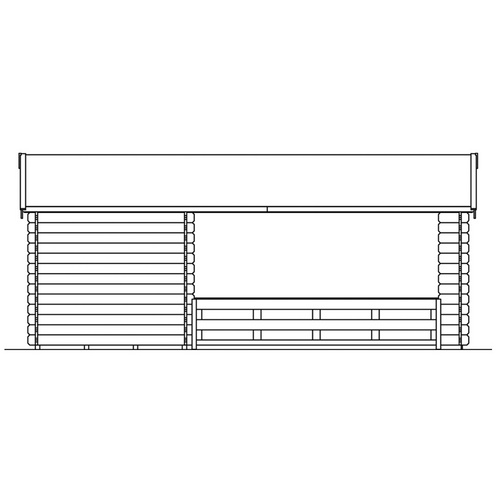 SKANHOLZ Gartenhaus »Alicante 2«, BxT:...