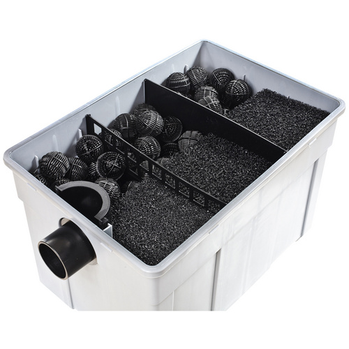 HEISSNER Teichfilter, 16000 l - grau Rab...