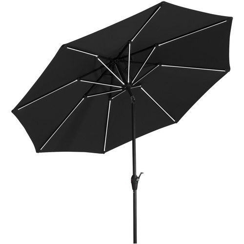 Schneider Schirme Schneider LED-Sonnenschirm Blacklight Anthrazit Ø 270 cm