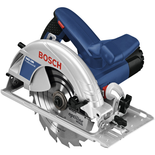 BOSCH PROFESSIONAL Handkreissäge »GKS 190«, 230 V, 1400 W, Sägeblatt ø: 190 mm - blau