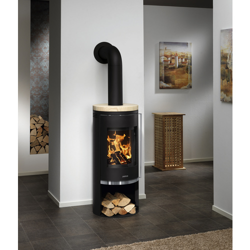 JUSTUS Kaminofen »Faro 2.0«, Sandstein, 6 kW - schwarz (Rabatt: 14 %)