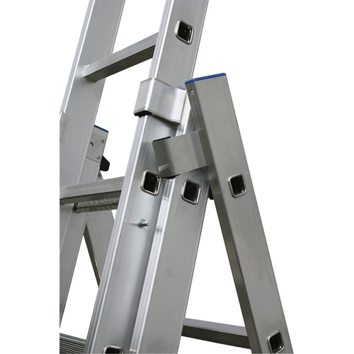 Thumbnail - KRAUSE Vielzweckleiter »STABILO«, 24 Sprossen, Aluminium - silberfarben