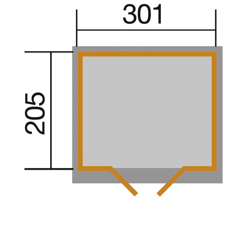 WEKA Gartenhaus »218 Gr. 2 wekaLine«, ...