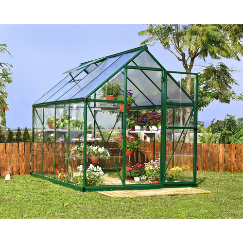 Palram Gewächshaus Hybrid 6X8 185 x 247 x 208 cm