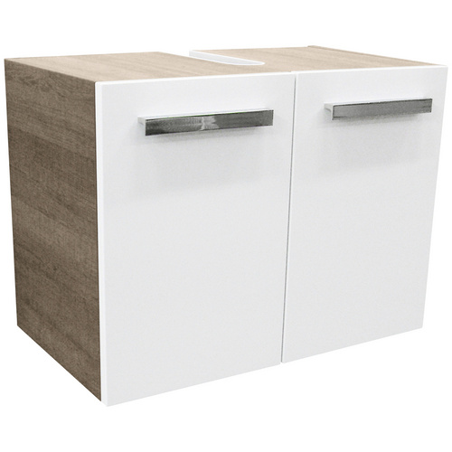 Fackelmann Waschbeckenunterschrank 62,5 cm A-Vero Eiche-Weiß
