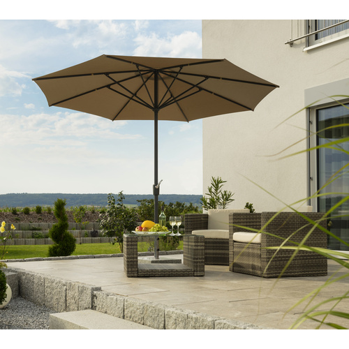 Schneider Sonnenschirm Korsika Natur Ø 320 cm