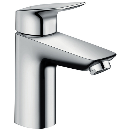 hansgrohe Waschtischarmatur Logis 100 ComfortZone 100, Waschtisch-Einhebelmischer