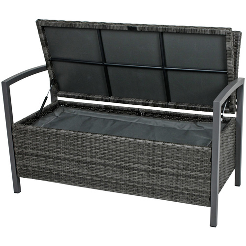 GARDEN PLEASURE Bank, Rattan/Aluminium, ...