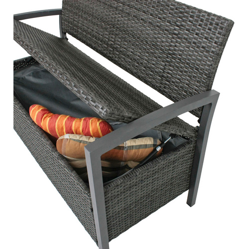 GARDEN PLEASURE Bank, Rattan/Aluminium, ...