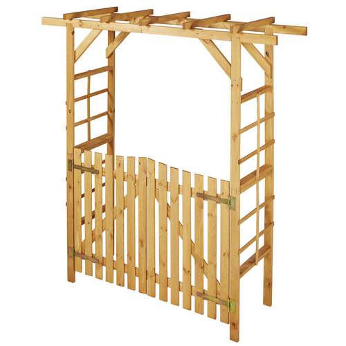 Promadino Holzrosenbogen Anke B//T/H: 200/60/210 cm
