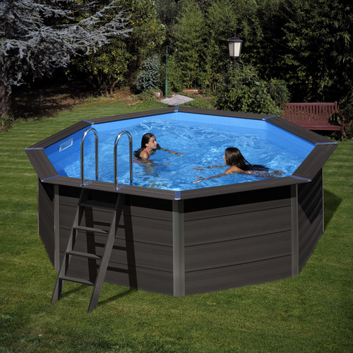GRE Rundpool »Avantgarde«, grau, ØxH:...