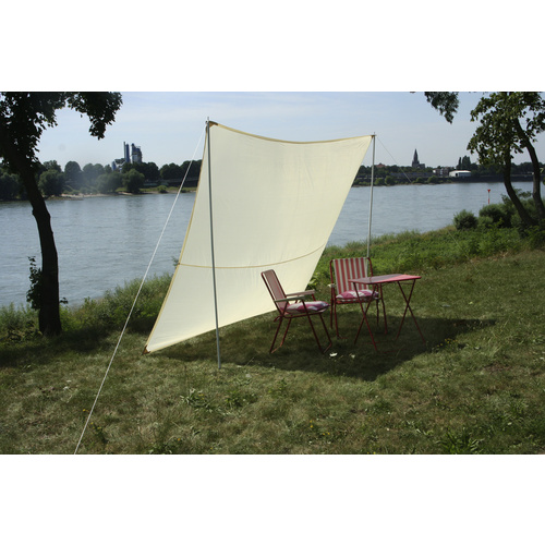 Thumbnail - FLORACORD Vierecksonnensegel, 250 x 300 cm - beige