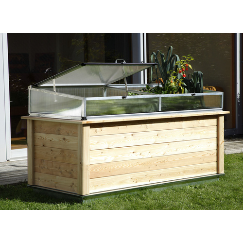 KGT Hochbeet Aufsatz Woody Large, B/T/H: 206/91/31 cm