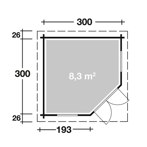 WOLFF FINNHAUS Gartenhaus »Maria« (RABATT 10%) | Restposten 10% Rabatt WOLFF FINNHAUS Gartenhaus »Maria« (RABATT 10%) | Restposten 10% Rabatt