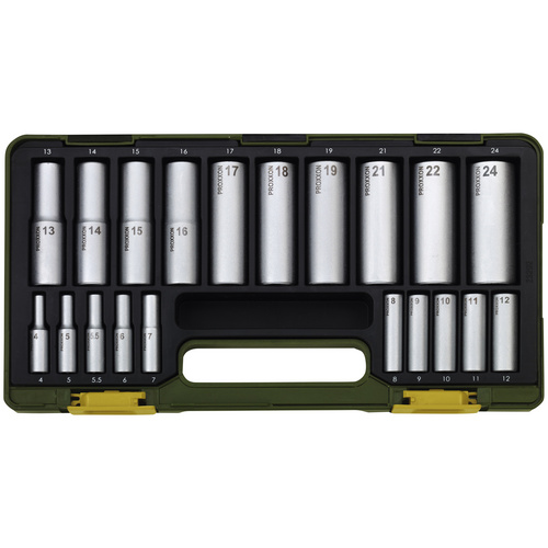 Image of PROXXON Steckschlüsselsatz »Industrial«, 20-teilig, Schlüsselgröße: 6,3 und 12,5 mm mm