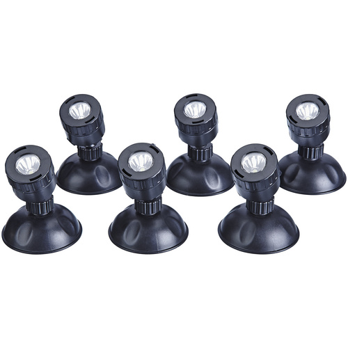 Image of PONTEC LED-Scheinwerfer »Pontec PondoStar LED Set 6«, 0.5 W, Kunststoff, schwarz