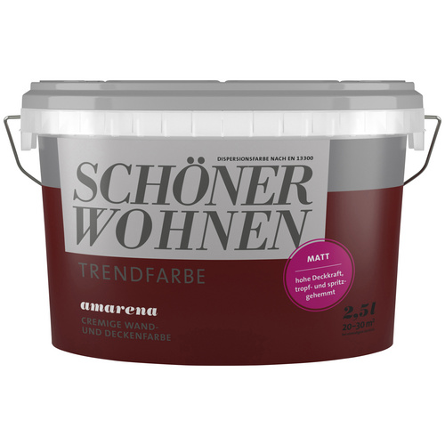 Schöner Wohnen Trendfarbe amarena, matt