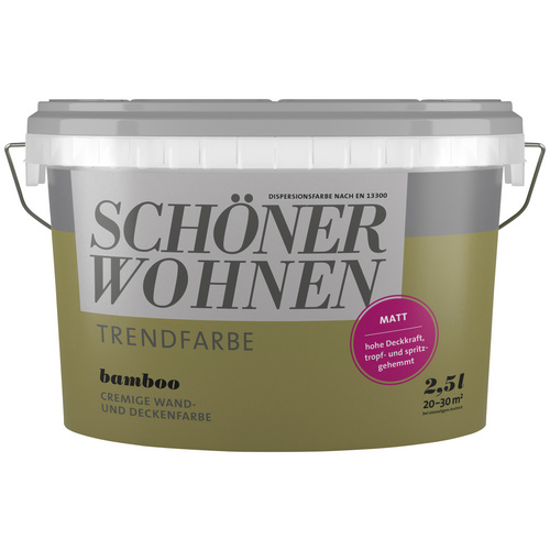 Schöner Wohnen Trendfarbe bamboo, matt