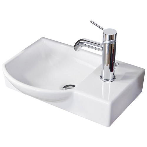 Fackelmann Gäste-WC-Keramikbecken Sceno Weiß