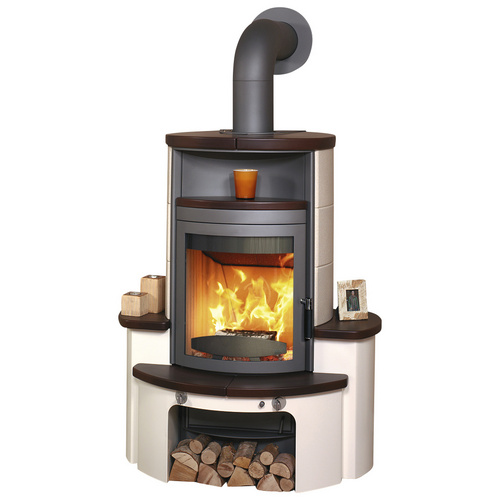 HARK Kaminofen Avenso ECOplus jola-braun/stone, 6 kW, Dauerbrand