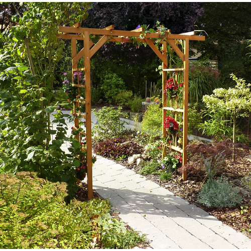 PROMADINO Pergola, Breite: 200 cm - brau...