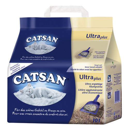CATSAN Katzenstreu »Ultra«, 1 Sack, 10,3 kg - beige