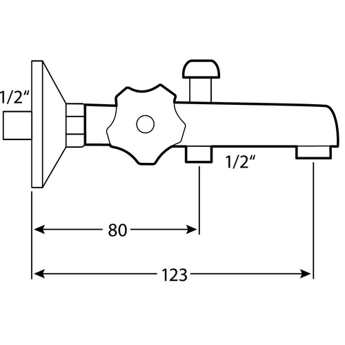 Gartenkrone Thermostat, aus Messing, Aus...