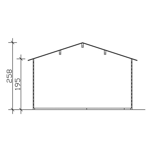 SKANHOLZ Gartenhaus »Alicante 1«, BxT:...