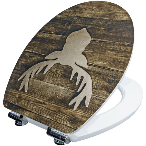 CORNAT WC-Sitz »ART OF ACRYL«, MDF, D-Form, mit Softclose-Funktion - bunt