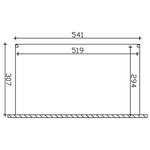 SKANHOLZ Terrassenüberdachung »Modena...