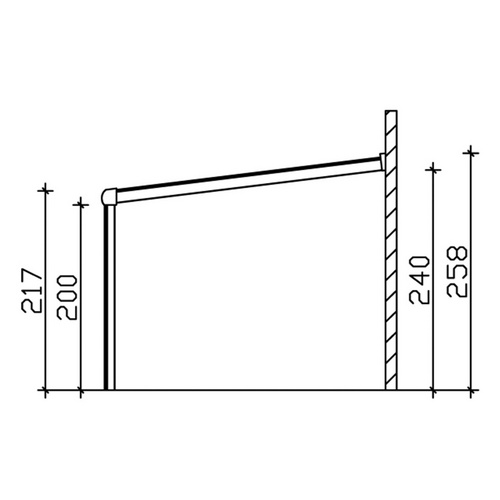 SKANHOLZ Terrassenüberdachung »Modena...