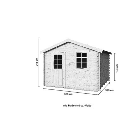 LASITA MAJA Gartenhaus »Mosel 3«, BxT:...