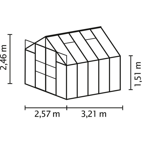 VITAVIA Gewächshaus »Uranus«, 8,3 m²...