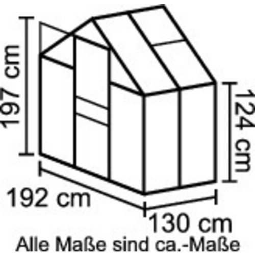 VITAVIA Gewächshaus »Venus«, 2,5 m²,...