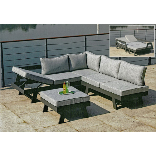 GARDEN PLEASURE Loungeset, 4 Sitzplätze... GARDEN PLEASURE Loungeset, 4 Sitzplätze...