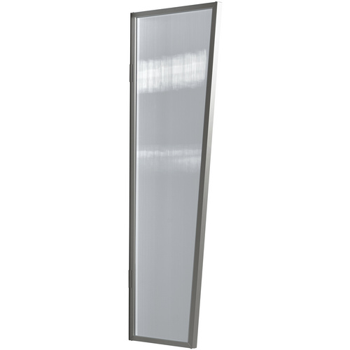 Image of GUTTA Seitenblende, BxH: 60 x 175 cm, silberfarben