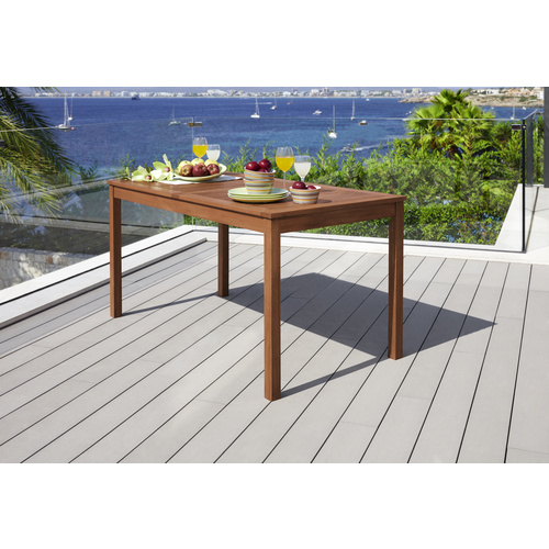 Thumbnail - Tisch, BxHxL: 80 x 76 x 150 cm, Tischplatte: Eukalyptusholz - beige