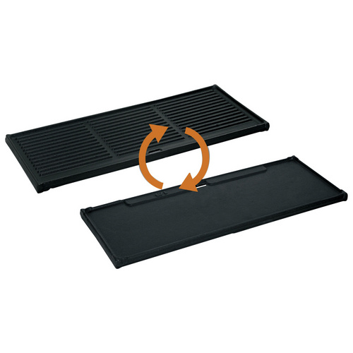 Enders Grillplatte, Gusseisen, für Gasgrill Kansas 3, BxT: 20x45 cm