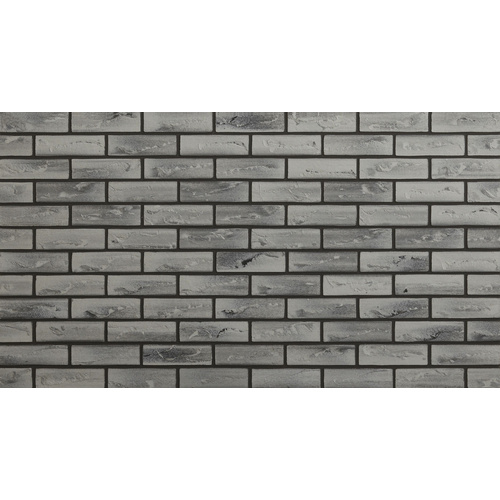 ELASTOLITH Verblender Nebraska, BxL: 24x7,1 cm, grau, für Außen- und Innenbereich, 1 m²