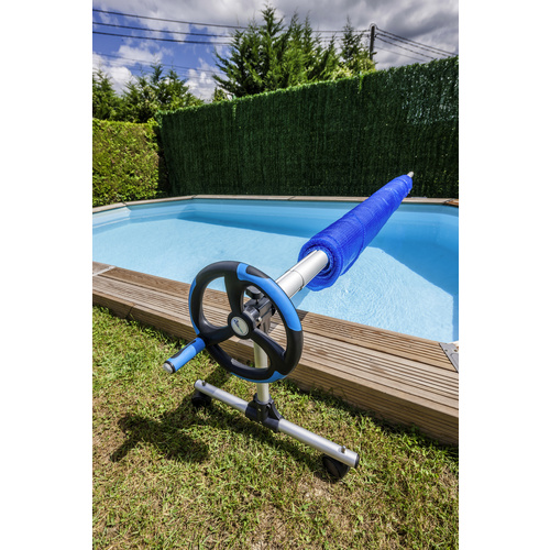 GRE Planenaufroller, Aluminium - grau...