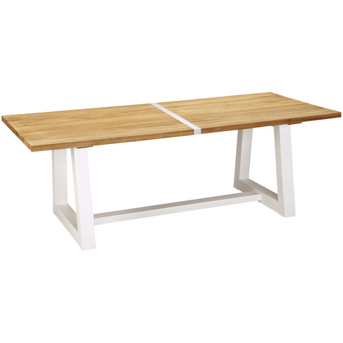 BEST Gartentisch Campinone, Aluminium/Teakholz, LxB: 220x100 cm