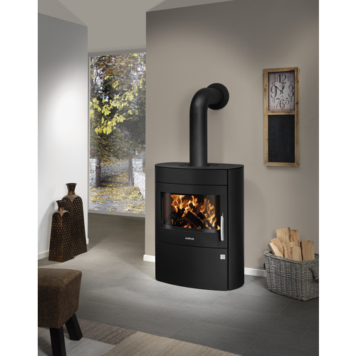 JUSTUS Kaminofen »Agero 2.0«, schwarz, Stahl, 7 kW (Rabatt: 18 %)