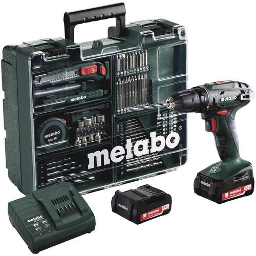Metabo Akku-Bohrschrauber BS 14.4 Set Mobile Werkstatt