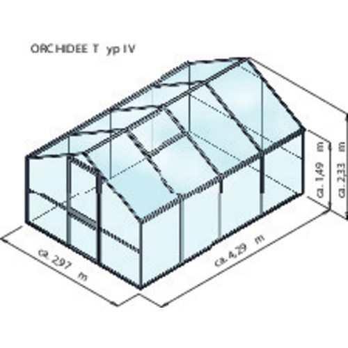 KGT Gewächshaus »Orchidee«, 12,75 m²...