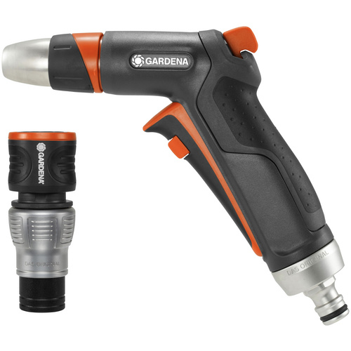 GARDENA Gartenspritze Premium, 18306-20, (Set), Spritze und Wasserstop